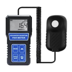 PAR-mittarin valotesteri PPFD-fotosynteesikvanttimittari 400-700nm aallonpituus w / anturitila LCD-valomittari Valokuvan väri