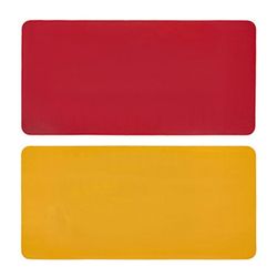 Suuri pöytälevy luistamaton nahkainen hiirimatto vedenpitävä kirjoitusmatto toimistoon/kotiin/pelaamiseen Viini punainen keltainen 90cm x 45cm