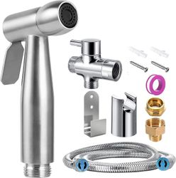 Bxhd Hygienisk bidet toalett spray kit - toalett spray kit med 3-veis ventil (1/2 "-3/8")