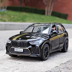 Toy Cars Caipo 1:32 Bmw X5m X5 Suv Alloy Model Bil Legetøj Diecasts Støbning Pull Back Sound Og Light Car Legetøj Til Børn Køretøj Sort