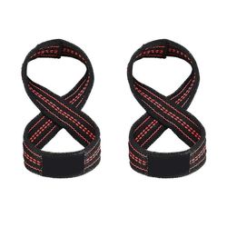 2pcs Figur 8 Vægtløftning Stropper Deadlift Håndled Strap Pull-ups Håndled Support Gym