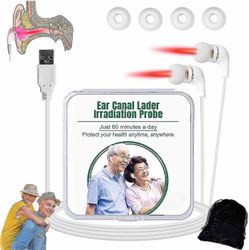 Tinnitus Ear Laser Therapy Earplug, Tinnitus Relief Öronproppar, Acupeace Tinnitus Relief Device Red Light Therapy Öronproppar