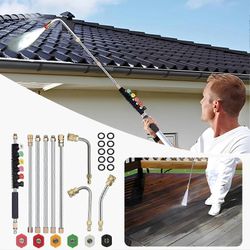 Painepesurin jatkosauvasarja 5 suihkusuuttimen kärjellä Yleinen aluslevyn jatkotankosarja Kourujen puhdistus One Set