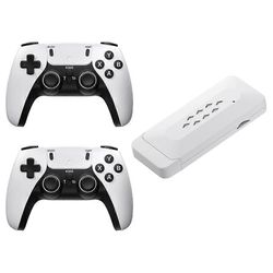 m22 Game Stick 4K, kaksi 2.4G langatonta peliohjainta 64G 30000+ pelejä televisioon