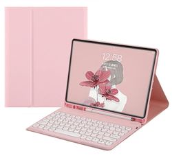 Tsim iPad 10. sukupolvi 2022 10.9" näppäimistökotelo (LightPink)