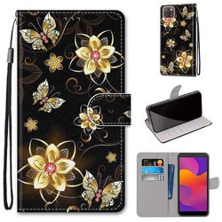 Foxdock Etui til Huawei Y5p Flower Butterfly Mobile Taske