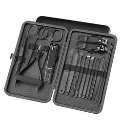 Manicure Cutters Nail Clipper Sæt Husstand rustfrit stål Øre Spoon Nail Clippers Pedicure Nail Saks Tool