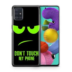 König Taske Mobiltelefonbeskytter til OnePlus 8 Pro Case Cover Taske Kofanger Cases TPU Motiv Dont røre min telefon grøn