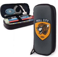 Kerota Hull City nahka Penaali Penaali Penaali Paperitavaralaukku Toimisto Kannettava säilytyslaatikko Kosmeettinen laatikko Kansio bd003028 VÄRI O...
