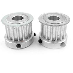 16-hampainen hihnapyörä rullalaudan N63 moottoriin 10 mm, sopii -5 m hihnalle, 2 kpl