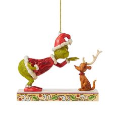 Ochime Christmas The Grinch Ornaments Hengende Hangable dekorasjoner for bil Auto bakspeil Xmas Tree Anheng C