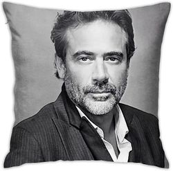 Jeffrey Dean Morgan Pute Dekker Negan Polyester Soft Dekorative Square Throw Pillow Case Pute Covers Luksus putevar for stue sofa Bedro