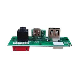 1kpl Xtreme 3 USB 2.0 -äänelle Power Board -liitin Bluetooth-kaiutin Micro-USB-latausportti AC Vihreä