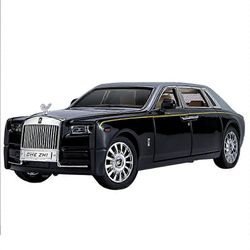 Rolls-Royce Phantom 1:24 mittakaavan painevalettu malli auton simulointi kevytmetalliseoksesta ylellinen ajoneuvolelu valolla ja Monivärinen Black ...