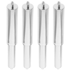 WC-paperin pidike Tanko Paperirulla Kotitaloudet Helppo levitys PP-materiaali 4kpl Hopea 16.50X2.00X2.00CM