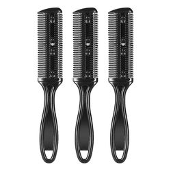 3 stk Hair Cutter Comb Double Side Haircut Saks Plast Hair Comb Cutter Trimmer