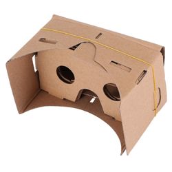 6 tuuman DIY 3D VR virtuaalitodellisuuslasit kovalevyyhteensopiva Google Cardboard-dt