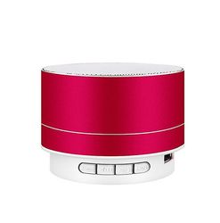 Coosilo Usb trådløs Bluetooth-højttaler, mini subwoofer udendørs afspiller rød