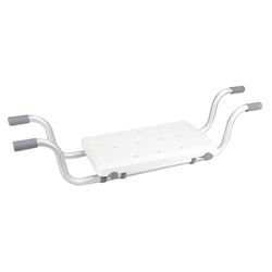 Leveys säädettävä kylpyammeen istuin, kylpytuoli, ei-kylpyammejalusta, suihkutuoli eläkeläisille Tukeva kantavuus 136Kg valkoinen harmaa