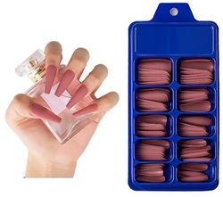 Handuo Matte Matte Ballet falske negle Farve Nail Pieces farve9