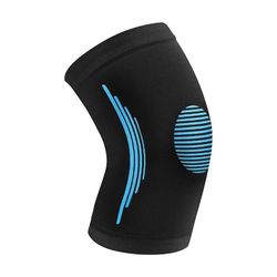 1Pcs elastisk sport knæ støtte åndbar trykbeskytter kører udendørs fitness tandbøjle vandreture cykling knæpude 04 Xl