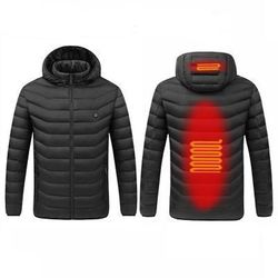 Ceyue Intelligent opvarmning Bomuld Clothintelligent Opvarmning Bomuld Tøj USB Opladning Opvarmning Bomuldsjakke Multi-piece Opvarmning Varm Jacket...