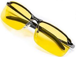 Yöajolasit häikäisysuoja polarisoitu tyylikkäällä kotelolla - Night Vision / Tac lasit - Ajamiseen - Yölasit