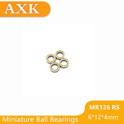 Begrænset Mr126rs med Abec-3 (10stk) 6x12x4 mm miniature Mr126 - 2rs Ru kuglelejer orange forseglet til aksial Scx10 Ii