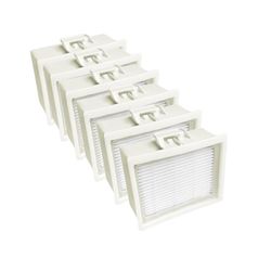 6 stk erstatning Hepa-filter for -10 -40 Bgl32235 Bgl3223501 Bgl32400 Wbbz156h, sammenlign med del 00 Som vist