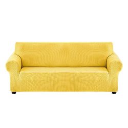 Eveltek Stretch Sofa Slipcover SofaBeskytter Små Tern Lysegul M
