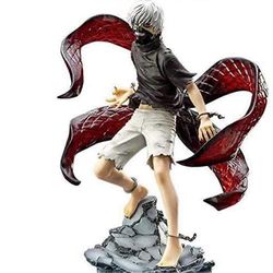 Tokyo Ghoul Kaneki Ken Anime Figure 6,7 tuuman vaihdettava pään purkaminen Hahmo Animaatiot Malli Keräilyesineet Koristekoristeet