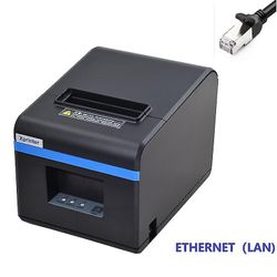 Termisk kvitteringsprinter 80mm med automatisk skærer til pos-computer mobiltelefon usb / ethernet / usb + bluetooth / usb + wifi billetprinter N16...