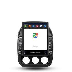 JIULUNET Autoradio Jeep Compass 1 MK 2009 - 2015 multimediavideosoittimelle GPS-navigointi Tesla-tyyliin