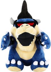 Wjiaer Super Mario Bowser Koopa Pehmolelut, Mario Pehmolelut , Mario Pehmeä Pehmolelu Tumma Rajoitettu Erä - 12" Sininen
