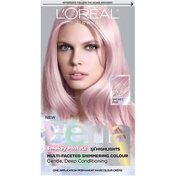 Loreal Paris L'oreal Paris Feria Monipuolinen hohtava pysyvä hiusväri, P2 Rosy Blush (smokey pink), 1 sarja