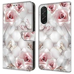 Samsung Galaxy A26 5G nahkakotelo kuviotulostus lompakkoteline pudotusta estävä puhelimen kansi