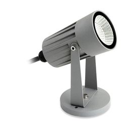 Firstlight Lighting Firstlight - LED 1 Light Udendørs Wall Light & Spike Spot Silver IP44