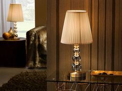 Schuller Lighting Kviksølv krystal bordlampe Champagne, E27
