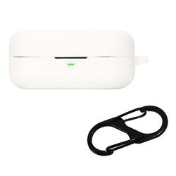 B&O Beoplay EX Bluetooth-kuulokkeiden pudotuksenestosilikonisuojus suojakotelo, jossa on kadonnut solki Monivärinen White