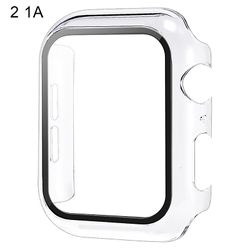 litelamg Watch Screen Protector Bubble Free Bubble Free PC Smart Watch Screen Protective Case til Apple Watch 6 / SE 2 1A