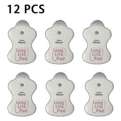 6 paria Omron-hierontalaitteen vaihtoelektrodityynyjä pitkäikäisiä 12 kpl yhteensä