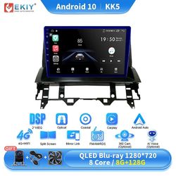 Aintier Intelligent Android 10 bilradio for Mazda 6 2002 - 2008 Multimedia videospiller Carplay Auto GPS stereo hodeenhet KK5 8G 128G