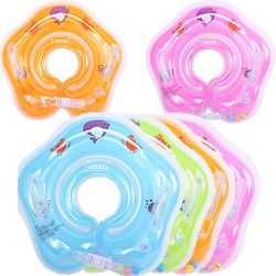 Bestdaily Baby Svømming Halsring Oppblåsbare Float Toddler Kids Boys Girls Water Pool Safety Swim Aid Leker Oransje