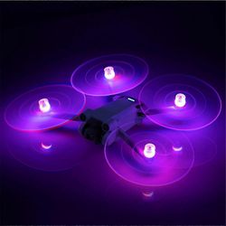 Mini4 Pro/3 Pro/3 Drone monitoiminen kannettava LED-valoa lähettävä potkurin lapojen potkuri Kuten
