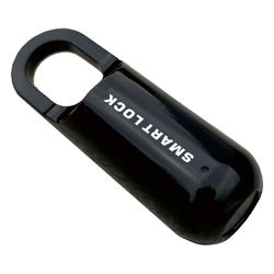 Älykäs sormenjälkilukko, muodikas mini biometrinen lukko, avaimeton, USB-lataus, varkaudenestomatkalaukut musta