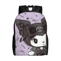 Reppu xp35 Kuromi Reppu Koululaukku Lasten reppu Reput, Kevyet suuret reput Kapasiteetti Työmatka Rento Olkapäät Päiväreppu, Koulu Bac 16.1 X 11.8 ...