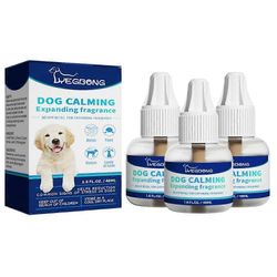 1-3x koiran rauhoittava feromonidiffuusorin täyttöpakkaus lievittää ahdistusta, stressiä, haukkumista ja pureskelua 3pcs