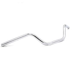 7/8 22 mm moottoripyörän ohjaustangon metallinen kahva vintage honda CB125S CB200 CG -moottoriskootterille retro musta ruosteenestotarvikkeet Silver