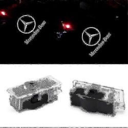 Sopii Mercedes-benz Led Welcome Light Cla Cls A207 C207 ovivalo modifioitu projektiolamppu laservalo (2 pakkausta)