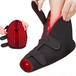 Infrapunavalo Jalat Hoito Punainen Lähellä Infrapuna Jalkakääre Johdoton LED-kengän lämmityssaappaat nilkka- ja kantapääniveliin